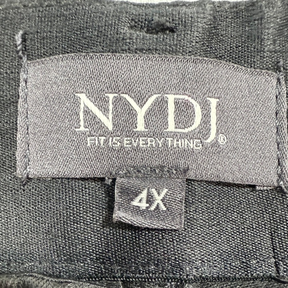 NYDJ 4X Black Bootcut Jeans NWT Lift Tuck Stretch Plus Size 26 28 High Rise - Picture 4 of 17